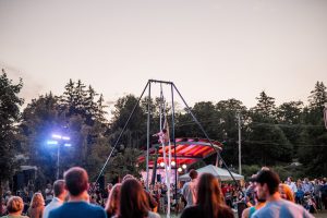 Aerial Performer at Nuit Blanche North