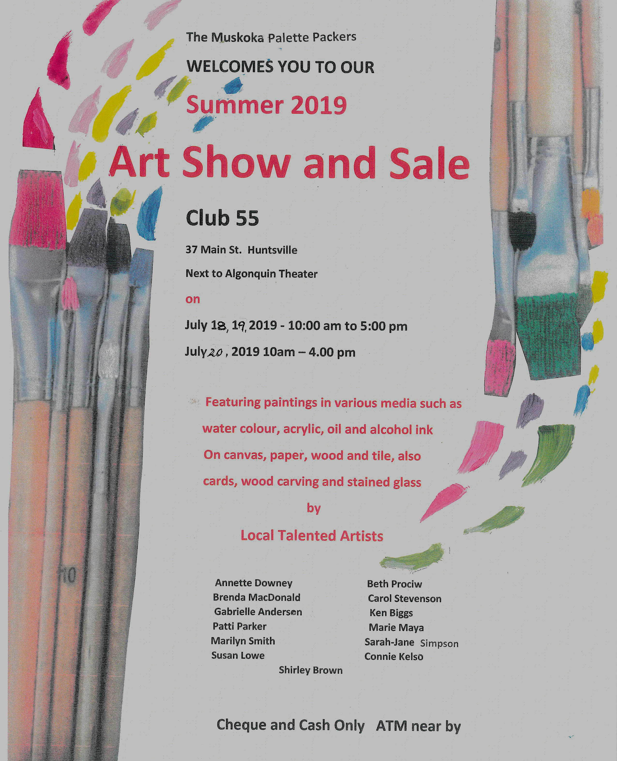 Art Show and Sale Poster