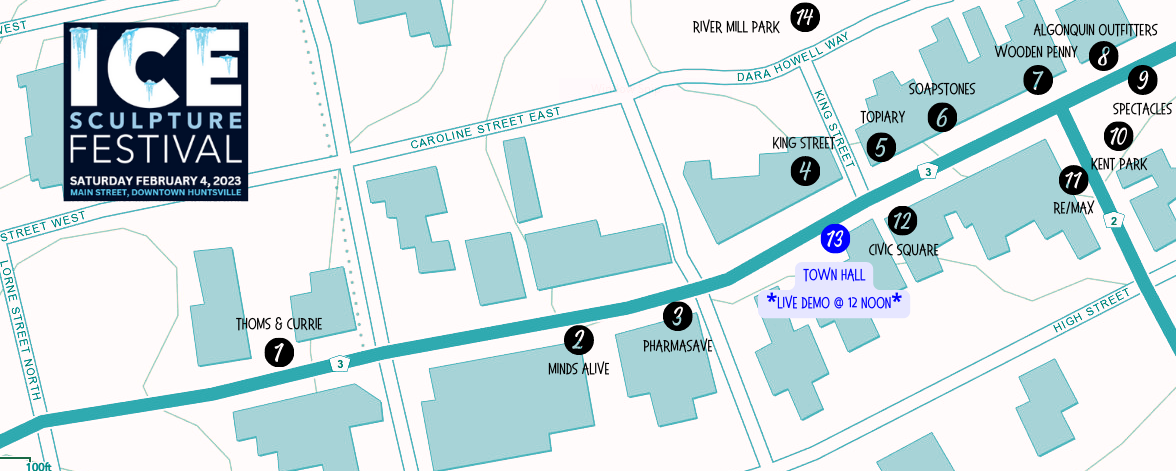 Ice Sculpture Map