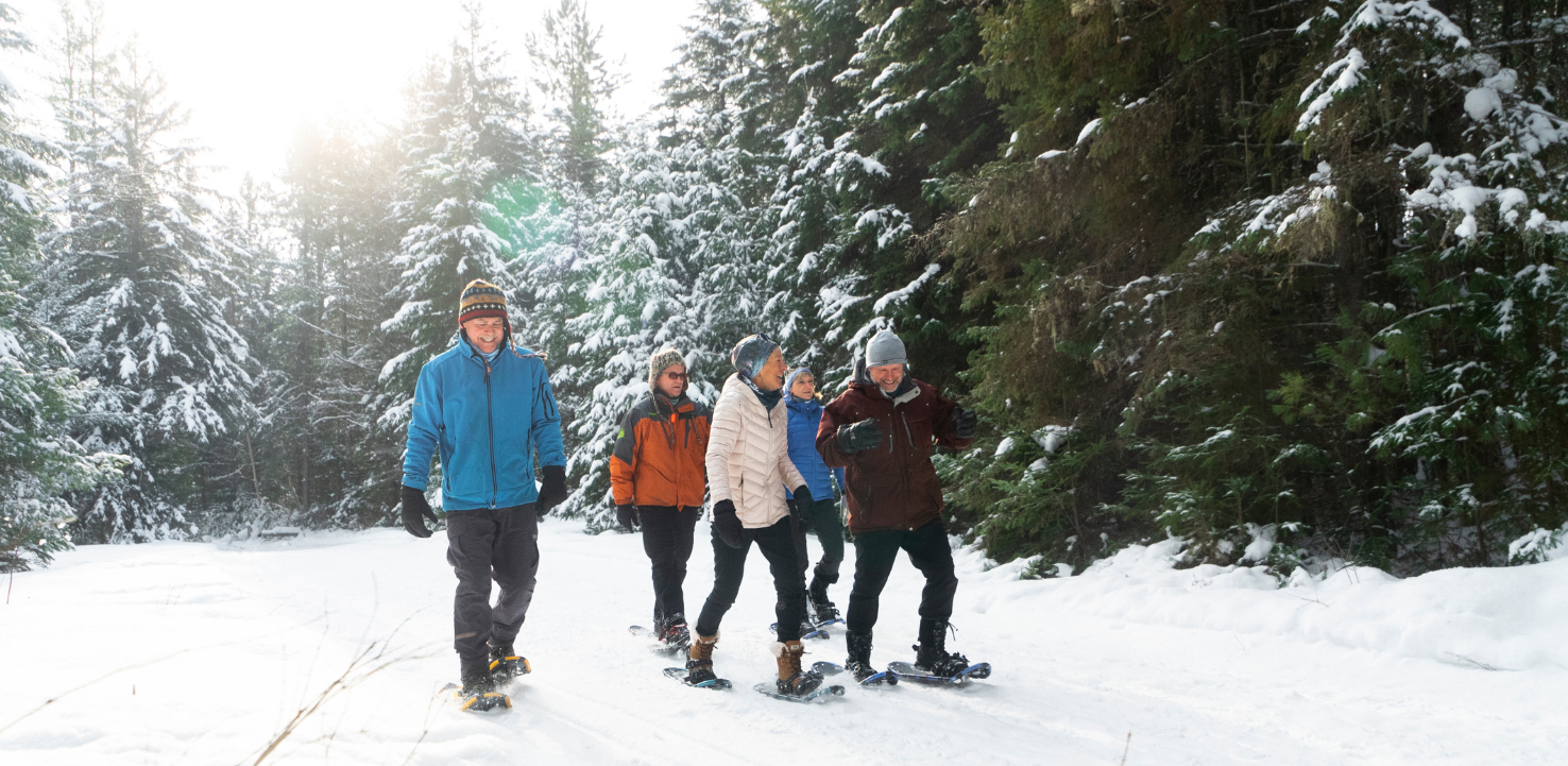 Snowshoeing in Algonquin Park